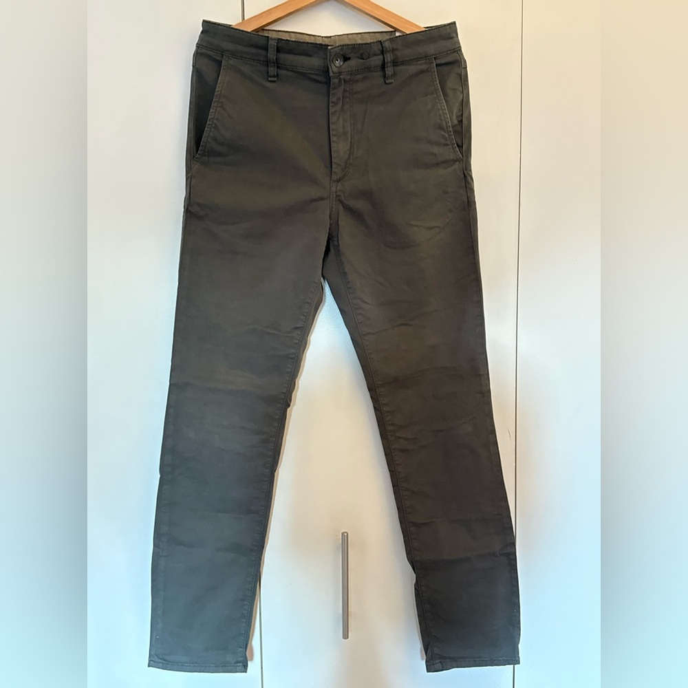 Rag & Bone Fit 2 Slim Chinos Shadow Green